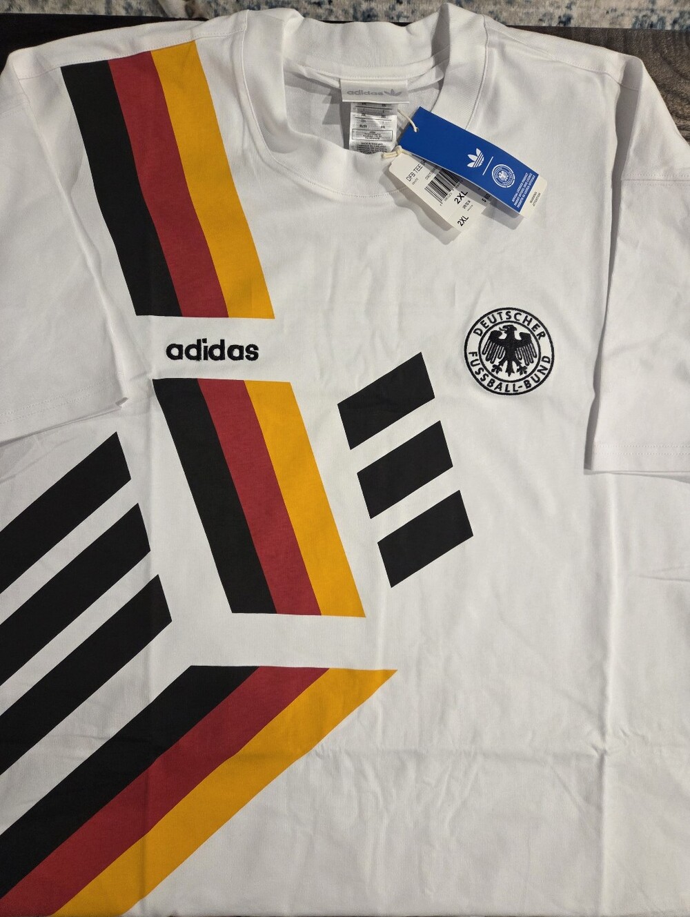 Adidas 1994 German Soccer Tee Jersey Men's Size 2XL